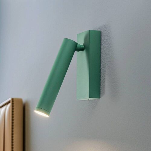 Wandlampe Rulo Argon, grün, für Wohn- / Esszimmer, Metall, LED Wandleuchte, Wandlampe Innen