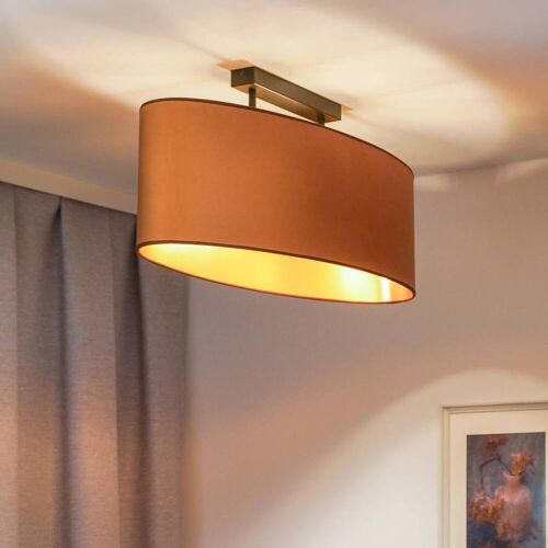 Deckenlampe Idun Envostar, dimmbar, braun / rost, für Wohn- / Esszimmer, Modern, Deckenlampe