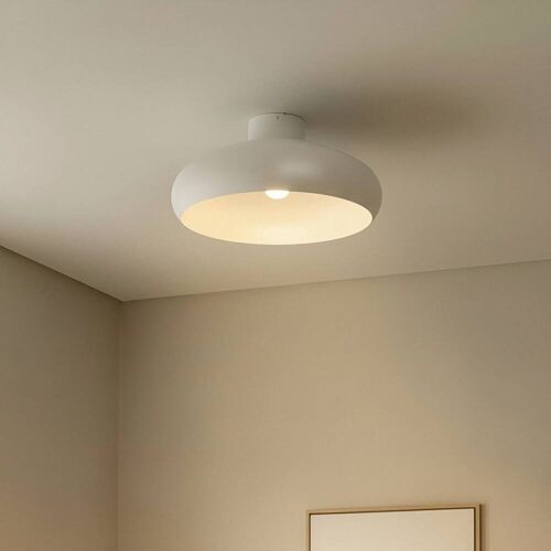 Deckenlampe Elover Lindby, dimmbar, creme / amber, für Wohn- / Esszimmer, Metall, Modern, Deckenlampe