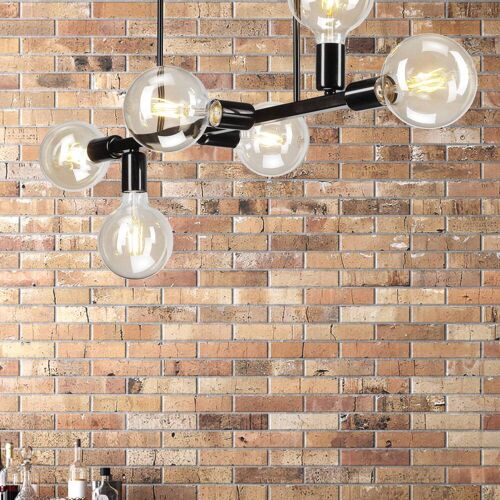 Deckenlampe Eliza Lamkur, dimmbar, schwarz, für Wohn- / Esszimmer, Metall, Modern, Deckenlampe