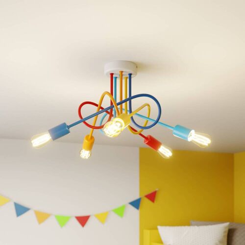 Deckenlampe Oxford HELAM, dimmbar, Multicolour, für Wohn- / Esszimmer, Metall, Junges Wohnen, Deckenlampe