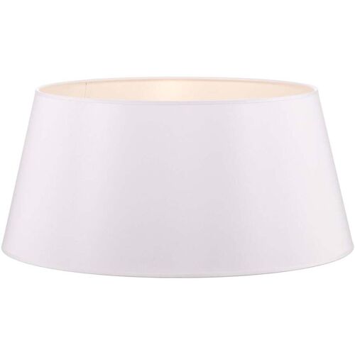 Lampenschirm Cone Höhe 25,5 cm, Chintz weiß Duolla, weiß / opal, Textil / Stoff / Seide