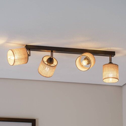 Deckenlampe Adeline Luminex, dimmbar, schwarz, für Wohn- / Esszimmer, Metall, Deckenlampe