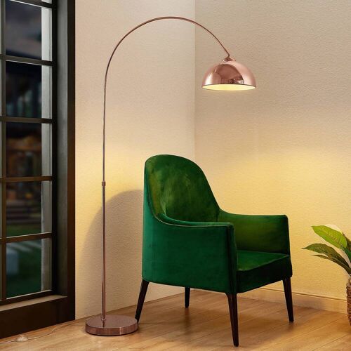 Bogenlampe Lennart Lindby, kupfer, für Wohn- / Esszimmer, Metall, Modern, Stehlampe