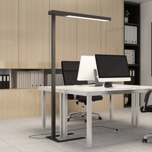 Stehlampe Susi Arcchio, dimmbar, schwarz, für Arbeitszimmer / Büro, Aluminium, Modern