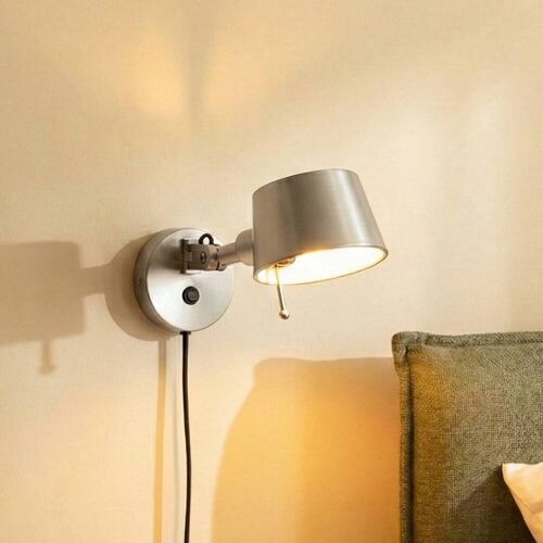 Wandlampe Silka Lucande, alu / grau / zink, für Wohn- / Esszimmer, Metall, Modern, Wandleuchte, Wandlampe Innen