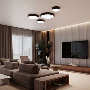 Deckenlampe mit Bewegungsmelder Cleo 200 TEMAR LIGHTING, dimmbar, schwarz, für Wohn- / Esszimmer, Metall, Modern, Deckenlampe mit Sensor Deckenlampe mit Bewegungsmelder Cleo 200 TEMAR LIGHTING, dimmbar, schwarz, für Wohn- / Esszimmer, Metall, Modern, Deckenlampe mit Sensor