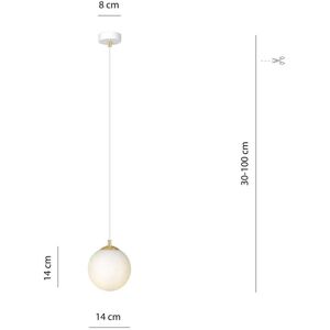 Glas Hängelampe Royal EMIBIG LIGHTING, dimmbar, weiß / opal, für Wohn- / Esszimmer, Modern, Pendelleuchte Glas Hängelampe Royal EMIBIG LIGHTING, dimmbar, weiß / opal, für Wohn- / Esszimmer, Modern, Pendelleuchte
