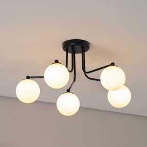 SOLLUX LIGHTING Astral Minimalist Semi-Flush Deckenleuchte 5 Schwarz SOLLUX LIGHTING Astral Minimalist Semi-Flush Deckenleuchte 5 Schwarz