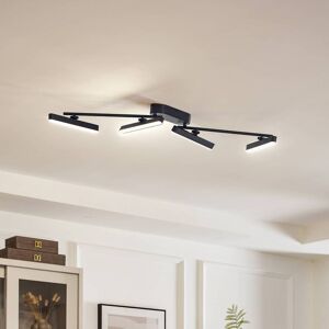 LED Deckenlampe Eldrin Lindby, dimmbar, schwarz, für Wohn- / Esszimmer, Metall, Modern, LED Deckenleuchte LED Deckenlampe Eldrin Lindby, dimmbar, schwarz, für Wohn- / Esszimmer, Metall, Modern, LED Deckenleuchte