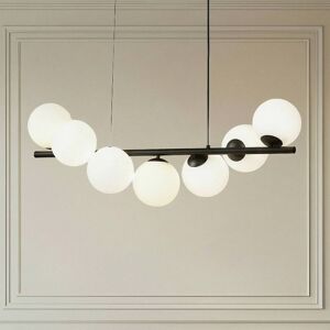 Glas Hängelampe Isandro Lucande, dimmbar, schwarz, für Wohn- / Esszimmer, Glas, Design, Pendelleuchte Glas Hängelampe Isandro Lucande, dimmbar, schwarz, für Wohn- / Esszimmer, Glas, Design, Pendelleuchte