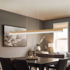 Hängelampe Keijo Quitani, dimmbar, Holz hell, für Wohn- / Esszimmer, Holz, Landhaus / Rustikal Hängelampe Keijo Quitani, dimmbar, Holz hell, für Wohn- / Esszimmer, Holz, Landhaus / Rustikal