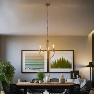 Kronleuchter Gina Euluna, dimmbar, braun / rost, für Wohn- / Esszimmer, Metall, Kronleuchter Kronleuchter Gina Euluna, dimmbar, braun / rost, für Wohn- / Esszimmer, Metall, Kronleuchter