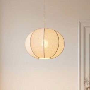 Hängelampe Elfie Lindby, dimmbar, creme / amber, für Wohn- / Esszimmer, Textil / Stoff / Seide, Skandinavisch, Pendelleuchte Hängelampe Elfie Lindby, dimmbar, creme / amber, für Wohn- / Esszimmer, Textil / Stoff / Seide, Skandinavisch, Pendelleuchte