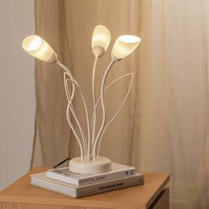 Tischlampe Gloriosa Jupiter, creme / amber, für Wohn- / Esszimmer, Metall, Tischlampe Tischlampe Gloriosa Jupiter, creme / amber, für Wohn- / Esszimmer, Metall, Tischlampe