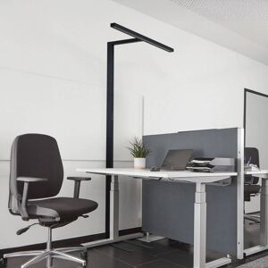 Arcchio LED-Büro-Stehlampe Jolinda, T-Form, schwarz, 4.000 K Jolinda Arcchio, dimmbar, schwarz, für Arbeitszimmer / Büro, Aluminium, Modern Arcchio LED-Büro-Stehlampe Jolinda, T-Form, schwarz, 4.000 K Jolinda Arcchio, dimmbar, schwarz, für Arbeitszimmer / Büro, Aluminium, Modern