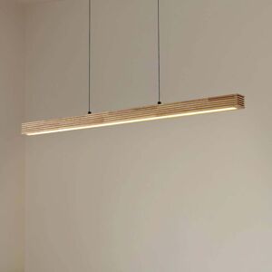 Hängelampe Emara Lucande, dimmbar, Holz hell, für Wohn- / Esszimmer, Holz, Design, Pendelleuchte Hängelampe Emara Lucande, dimmbar, Holz hell, für Wohn- / Esszimmer, Holz, Design, Pendelleuchte