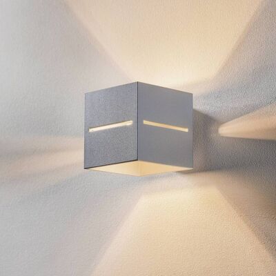 SOLLUX LIGHTING Wandleuchte Top oben/unten, graues Gehäuse - Wandleuchte SOLLUX LIGHTING Wandleuchte Top oben/unten, graues Gehäuse - Wandleuchte