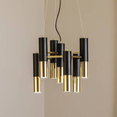 Hängelampe Orino Domiluce, dimmbar, messing / gold, für Wohn- / Esszimmer, Metall, Modern, Pendelleuchte Hängelampe Orino Domiluce, dimmbar, messing / gold, für Wohn- / Esszimmer, Metall, Modern, Pendelleuchte