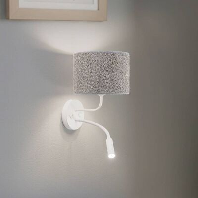 Wandlampe Roller Duolla, weiß / opal, für Wohn- / Esszimmer, Metall, Wandleuchte, Wandlampe Innen Wandlampe Roller Duolla, weiß / opal, für Wohn- / Esszimmer, Metall, Wandleuchte, Wandlampe Innen