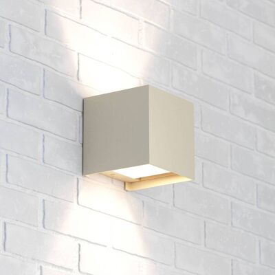 Wandlampe Zuza 2 MCJ, dimmbar, creme / amber, für Wohn- / Esszimmer, Aluminium, Modern, Wandleuchte, Wandlampe Innen Wandlampe Zuza 2 MCJ, dimmbar, creme / amber, für Wohn- / Esszimmer, Aluminium, Modern, Wandleuchte, Wandlampe Innen