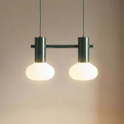 Glas Hängelampe Flo ALDEX, dimmbar, grün, für Wohn- / Esszimmer, Metall, Design, Pendelleuchte Glas Hängelampe Flo ALDEX, dimmbar, grün, für Wohn- / Esszimmer, Metall, Design, Pendelleuchte