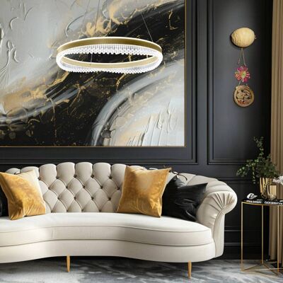 Hängelampe Preciosa Milagro Lighting, messing / gold, für Wohn- / Esszimmer, Kunststoff, Modern Hängelampe Preciosa Milagro Lighting, messing / gold, für Wohn- / Esszimmer, Kunststoff, Modern
