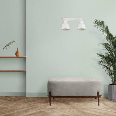 Wandlampe Emoti Argon, dimmbar, creme / amber, für Wohn- / Esszimmer, Metall, Industrielles Design, Wandleuchte, Wandlampe Innen Wandlampe Emoti Argon, dimmbar, creme / amber, für Wohn- / Esszimmer, Metall, Industrielles Design, Wandleuchte, Wandlampe Innen