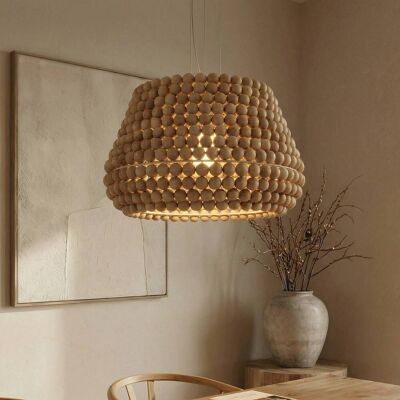 Hängelampe Melori Lucande, dimmbar, Holz hell, für Wohn- / Esszimmer, Holz, Skandinavisch, Pendelleuchte Hängelampe Melori Lucande, dimmbar, Holz hell, für Wohn- / Esszimmer, Holz, Skandinavisch, Pendelleuchte