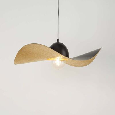Euluna Jil Pendelleuchte - Gebogener Schirm - Schwarz/Gold Euluna Jil Pendelleuchte - Gebogener Schirm - Schwarz/Gold