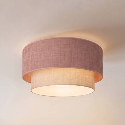 Deckenlampe Boho Duolla, violett / pink / rose, für Flurbereich, Textil / Stoff / Seide, Junges Wohnen, Deckenlampe Deckenlampe Boho Duolla, violett / pink / rose, für Flurbereich, Textil / Stoff / Seide, Junges Wohnen, Deckenlampe