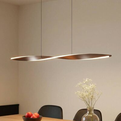 Hängelampe Jaren Lindby, braun / rost, für Wohn- / Esszimmer, Metall, Modern Hängelampe Jaren Lindby, braun / rost, für Wohn- / Esszimmer, Metall, Modern