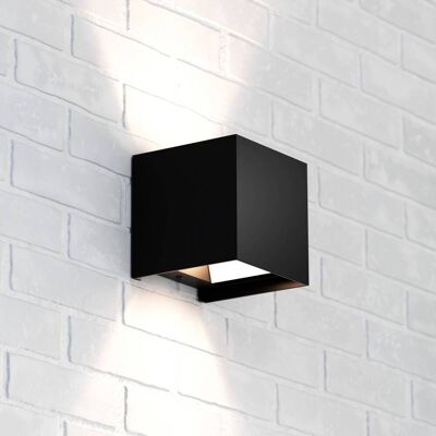 Wandlampe Zuza 2 MCJ, dimmbar, schwarz, für Wohn- / Esszimmer, Aluminium, Modern, Wandleuchte, Wandlampe Innen Wandlampe Zuza 2 MCJ, dimmbar, schwarz, für Wohn- / Esszimmer, Aluminium, Modern, Wandleuchte, Wandlampe Innen