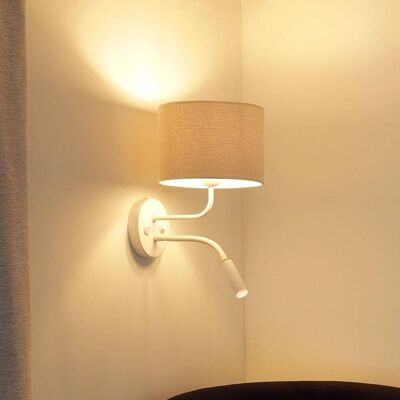 Wandlampe Roller Duolla, weiß / opal, für Wohn- / Esszimmer, Metall, Wandleuchte, Wandlampe Innen Wandlampe Roller Duolla, weiß / opal, für Wohn- / Esszimmer, Metall, Wandleuchte, Wandlampe Innen