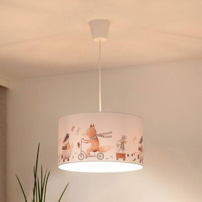 Hängelampe Ferdi Kids Duolla, dimmbar, weiß / opal, für Kinderzimmer, Textil / Stoff / Seide, Pendelleuchte Hängelampe Ferdi Kids Duolla, dimmbar, weiß / opal, für Kinderzimmer, Textil / Stoff / Seide, Pendelleuchte