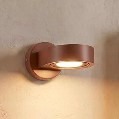 Wandspot Lili, terrakotta, Ø 14 cm, GX53 Lili Argon, terracotta, für Flurbereich, Metall, Modern, Strahler Wandspot Lili, terrakotta, Ø 14 cm, GX53 Lili Argon, terracotta, für Flurbereich, Metall, Modern, Strahler