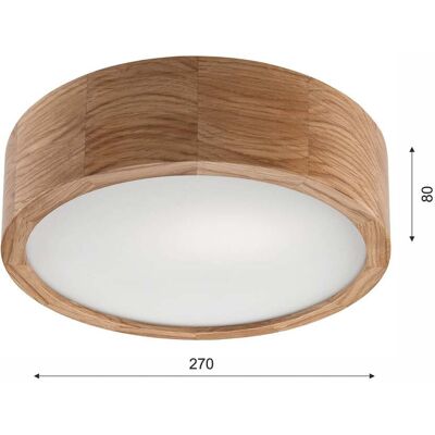 Deckenlampe Caspian Envostar, dimmbar, Holz hell, für Badezimmer, Holz, Deckenlampe Deckenlampe Caspian Envostar, dimmbar, Holz hell, für Badezimmer, Holz, Deckenlampe