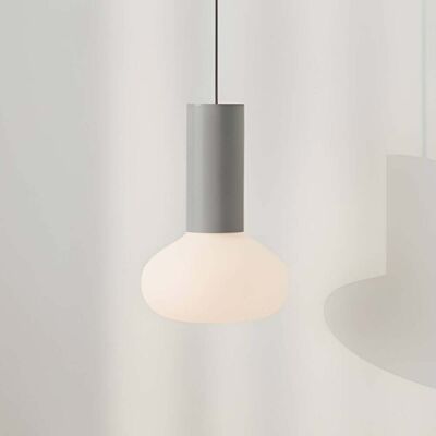 Glas Hängelampe Flo ALDEX, dimmbar, alu / grau / zink, für Wohn- / Esszimmer, Metall, Design, Pendelleuchte Glas Hängelampe Flo ALDEX, dimmbar, alu / grau / zink, für Wohn- / Esszimmer, Metall, Design, Pendelleuchte