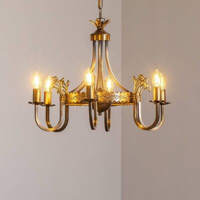 Kronleuchter Castle Jupiter, dimmbar, bronze / altmessing, für Wohn- / Esszimmer, Metall, Antik, Kronleuchter Kronleuchter Castle Jupiter, dimmbar, bronze / altmessing, für Wohn- / Esszimmer, Metall, Antik, Kronleuchter
