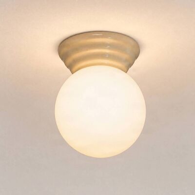 Deckenlampe Zori SOLLUX LIGHTING, dimmbar, weiß / opal, für Badezimmer, Glas, Modern, Deckenlampe Deckenlampe Zori SOLLUX LIGHTING, dimmbar, weiß / opal, für Badezimmer, Glas, Modern, Deckenlampe