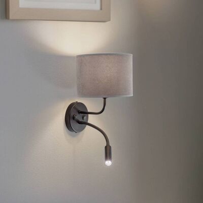 Wandlampe Roller Duolla, schwarz, für Wohn- / Esszimmer, Metall, Wandleuchte, Wandlampe Innen Wandlampe Roller Duolla, schwarz, für Wohn- / Esszimmer, Metall, Wandleuchte, Wandlampe Innen