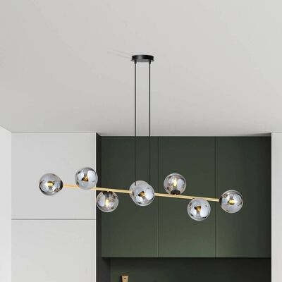 Glas Hängelampe Glassy Euluna, dimmbar, schwarz, für Wohn- / Esszimmer, Glas, Modern, Pendelleuchte Glas Hängelampe Glassy Euluna, dimmbar, schwarz, für Wohn- / Esszimmer, Glas, Modern, Pendelleuchte