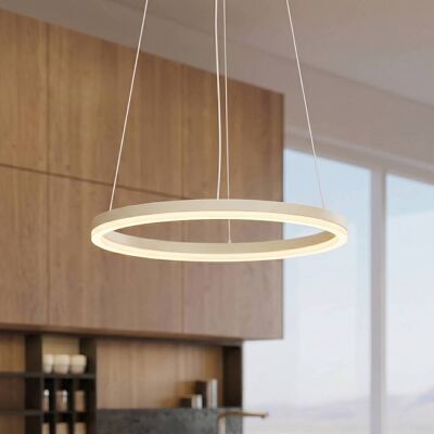 Hängelampe Albiona Arcchio, dimmbar, creme / amber, für Küche, Metall, Modern, Pendelleuchte Hängelampe Albiona Arcchio, dimmbar, creme / amber, für Küche, Metall, Modern, Pendelleuchte