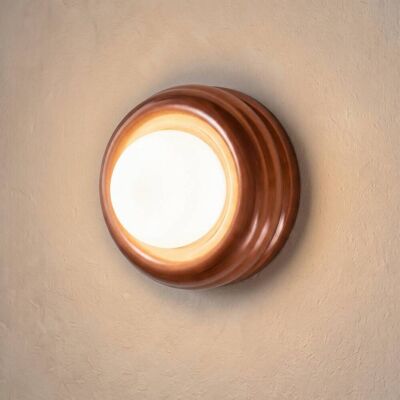 Wandlampe Tina Argon, dimmbar, terracotta, für Wohn- / Esszimmer, Glas, Wandleuchte, Wandlampe Innen Wandlampe Tina Argon, dimmbar, terracotta, für Wohn- / Esszimmer, Glas, Wandleuchte, Wandlampe Innen