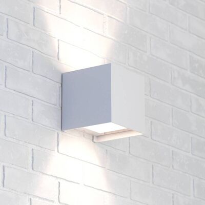 Wandlampe Zuza 2 MCJ, dimmbar, weiß / opal, für Wohn- / Esszimmer, Aluminium, Modern, Wandleuchte, Wandlampe Innen Wandlampe Zuza 2 MCJ, dimmbar, weiß / opal, für Wohn- / Esszimmer, Aluminium, Modern, Wandleuchte, Wandlampe Innen