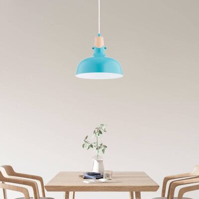 Hängelampe Solo Gem Alfa, dimmbar, blau, für Wohn- / Esszimmer, Metall, Modern, Pendelleuchte Hängelampe Solo Gem Alfa, dimmbar, blau, für Wohn- / Esszimmer, Metall, Modern, Pendelleuchte