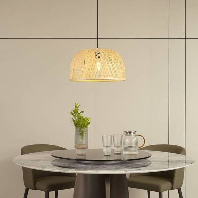 Lindby Dabila Hängeleuchte aus Bambus - Traditionell - Braun - 45cm Lindby Dabila Hängeleuchte aus Bambus - Traditionell - Braun - 45cm