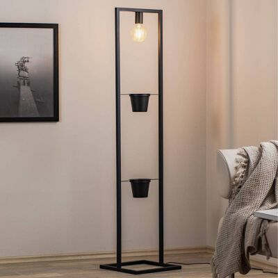 Stehlampe Hyazinth Envostar, schwarz, für Wohn- / Esszimmer, Metall, Stehlampe Stehlampe Hyazinth Envostar, schwarz, für Wohn- / Esszimmer, Metall, Stehlampe