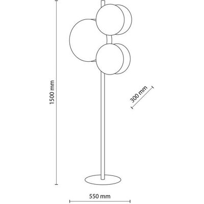 TK Lighting Beistell-Leuchte - CLOUD BEIGE PULSE - Stehlampe TK Lighting Beistell-Leuchte - CLOUD BEIGE PULSE - Stehlampe