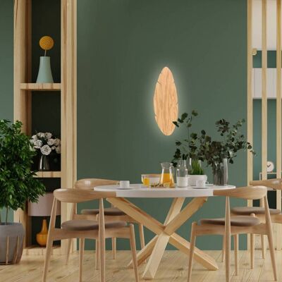 Wandlampe Lehti Envostar, dimmbar, Holz hell, für Wohn- / Esszimmer, Holz, Wandleuchte, Wandlampe Innen Wandlampe Lehti Envostar, dimmbar, Holz hell, für Wohn- / Esszimmer, Holz, Wandleuchte, Wandlampe Innen